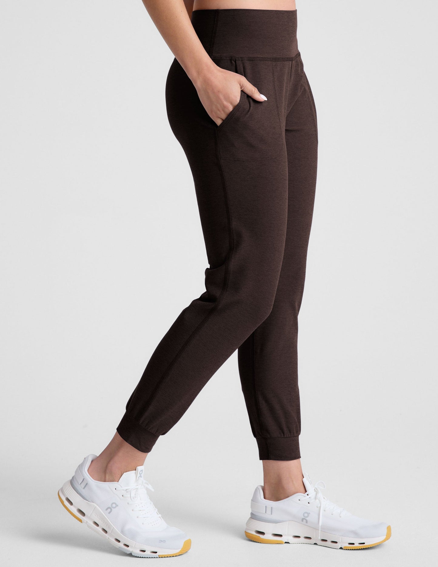 Ultra Soft Spacedye Midi Joggers: Women's Tapered Fit Athleisure Pants