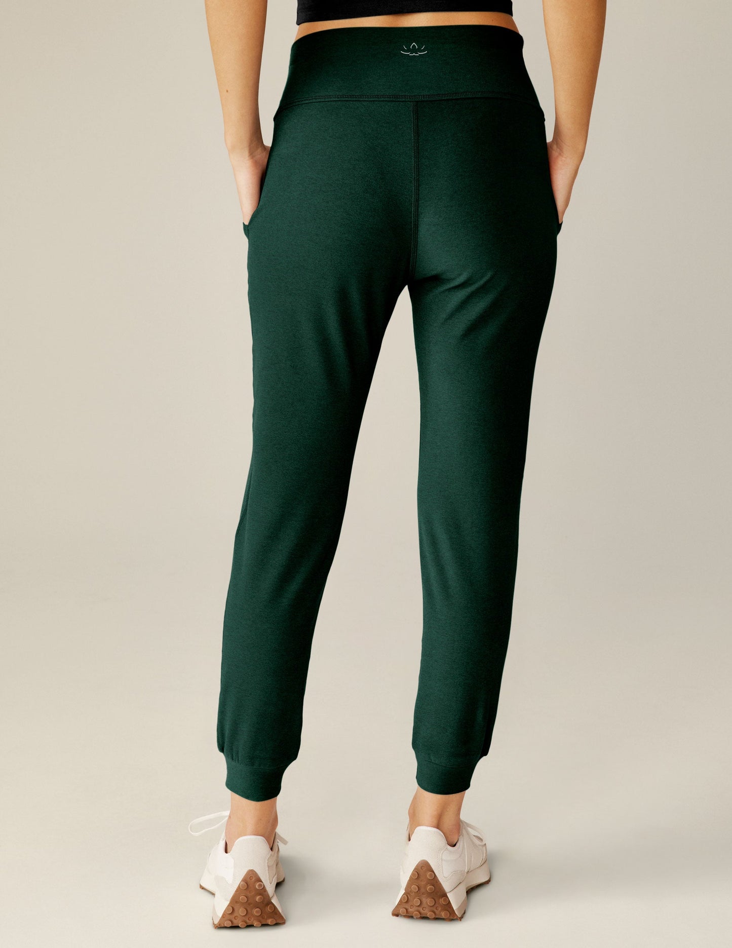 Ultra-Soft Spacedye Midi Jogger Pants, Tapered Fit, Dark Spruce Green Heather