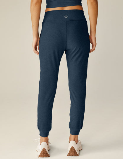 Ultra Soft Spacedye Midi Jogger Pants - Cozy Tapered Athleisure Loungewear