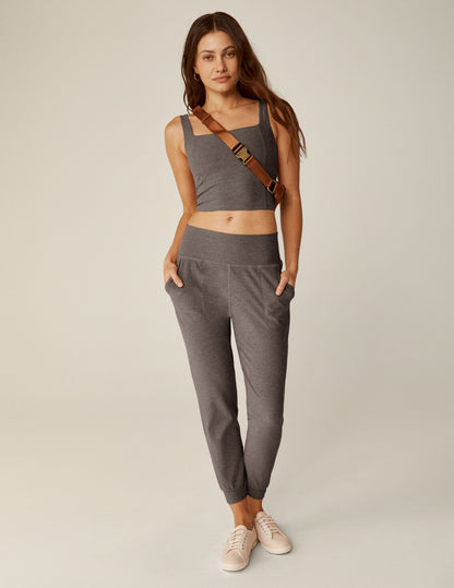 Beyond Yoga Women's Spacedye Midi Jogger: Ultra-Soft Tapered Athletic Sweatpants