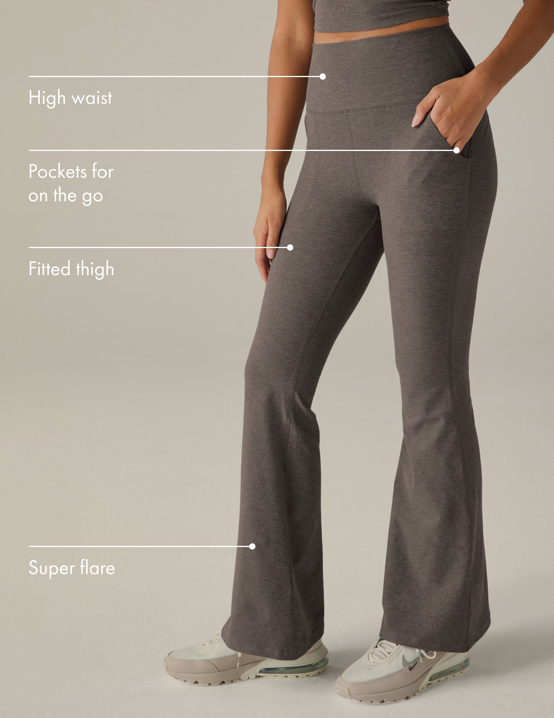 Spacedye All-Day Flare High-Waisted Pant for Ultimate Comfort and Style