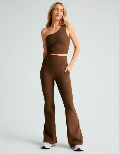 Spacedye All Day Flare High-Waisted Performance Yoga Pants with Hip Pockets