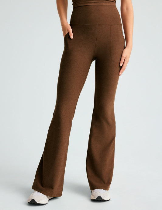Spacedye All Day Flare High-Waisted Performance Yoga Pants with Hip Pockets