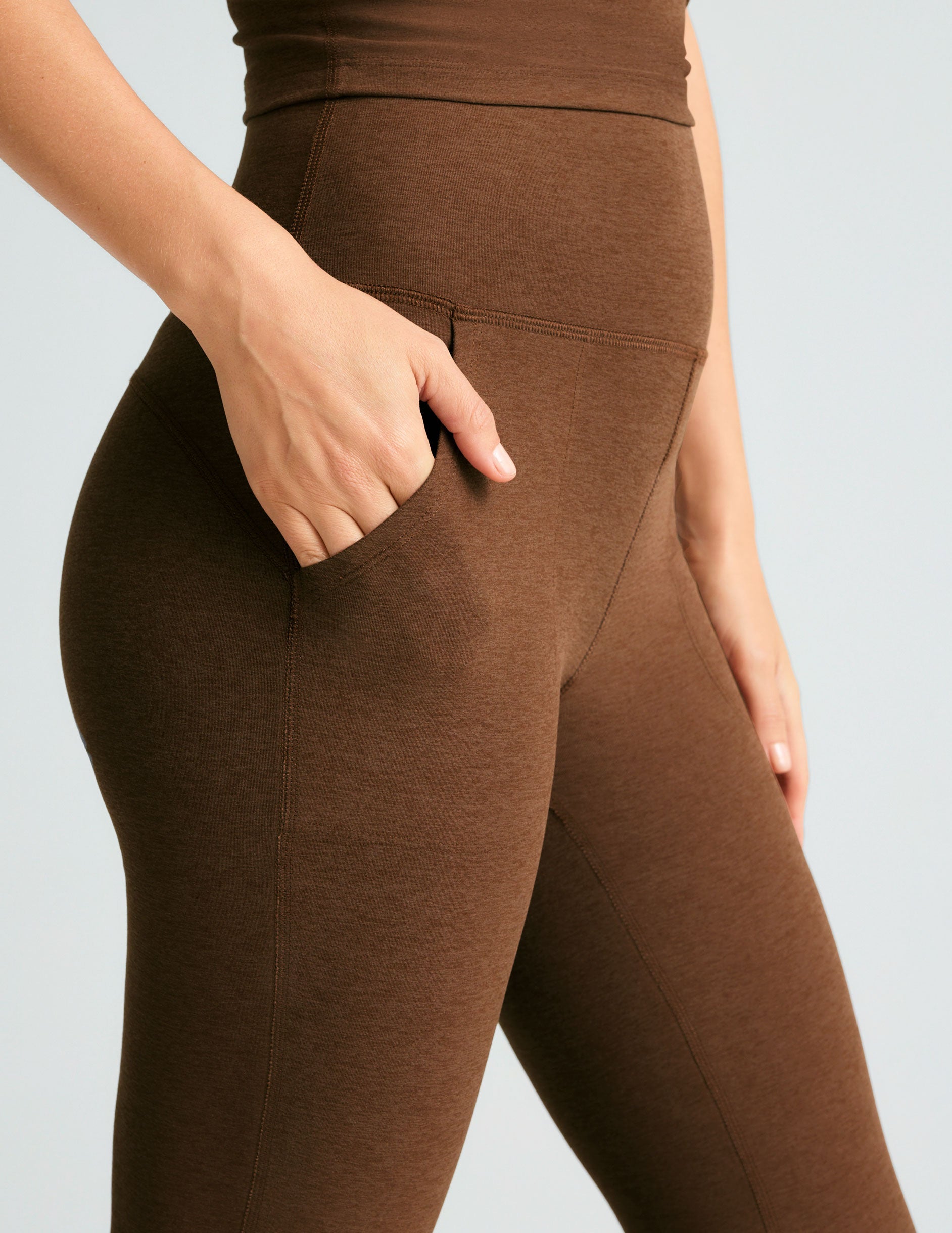 Spacedye All Day Flare High-Waisted Performance Yoga Pants with Hip Pockets