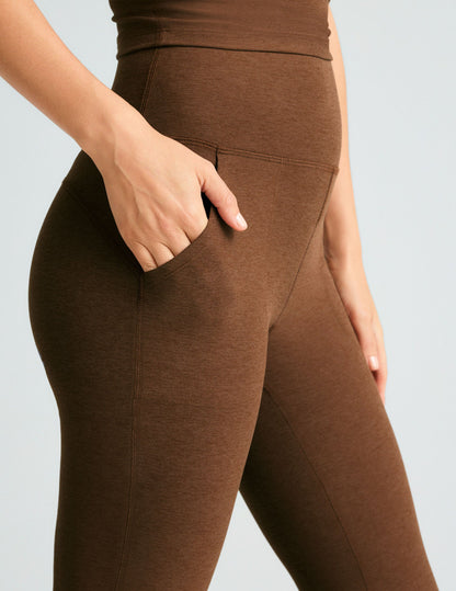 Spacedye All Day Flare High-Waisted Performance Yoga Pants with Hip Pockets
