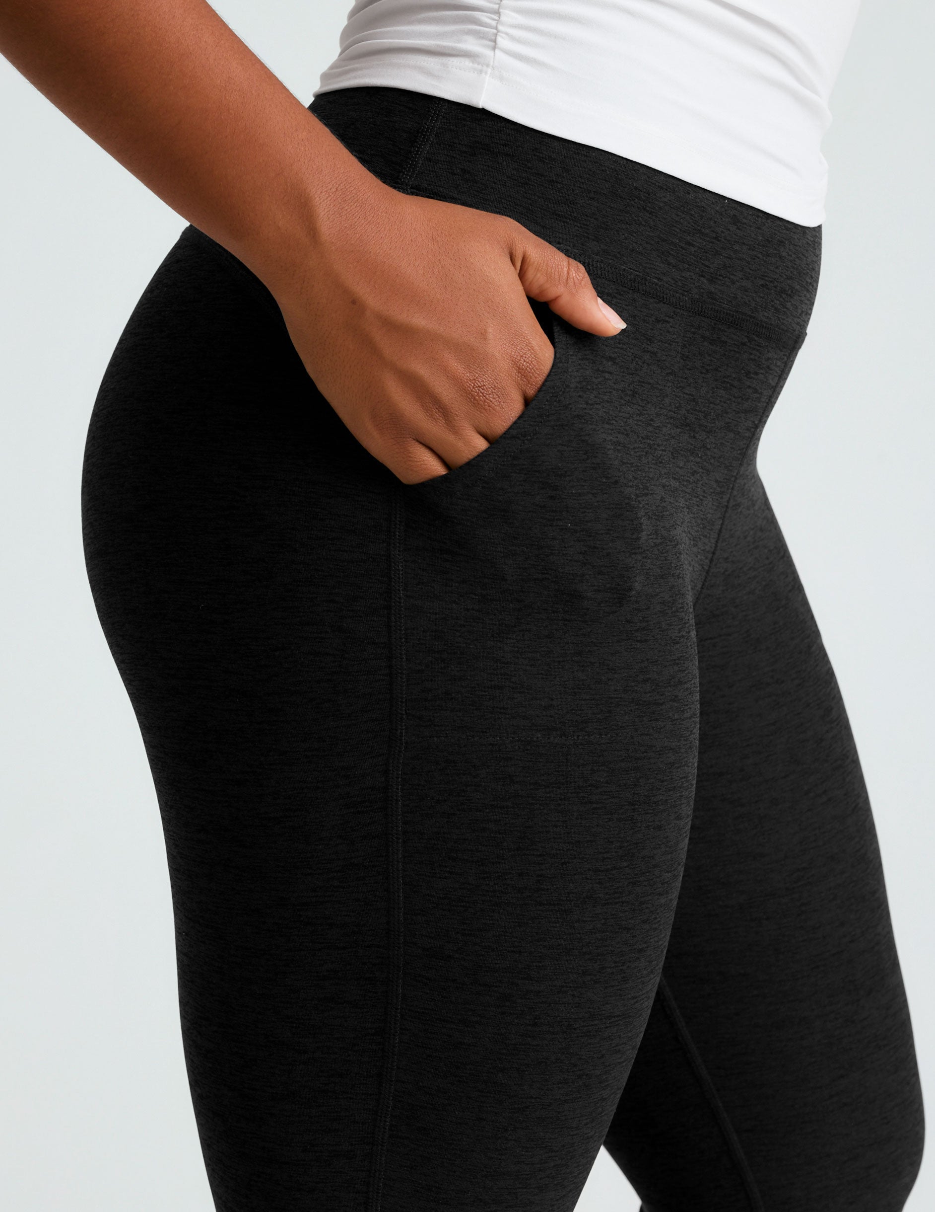 Spacedye High Waisted Flare Active Pant, Ultimate Comfort, Pockets, Versatile Style