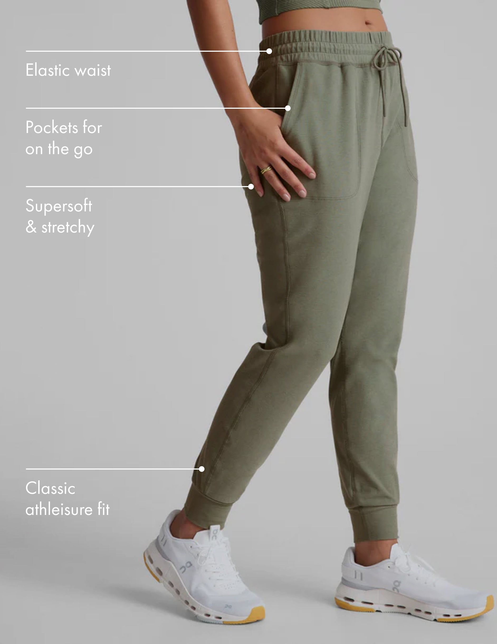 Ultra-Soft Spacedye Commuter Midi Joggers for Women: Comfort & Style