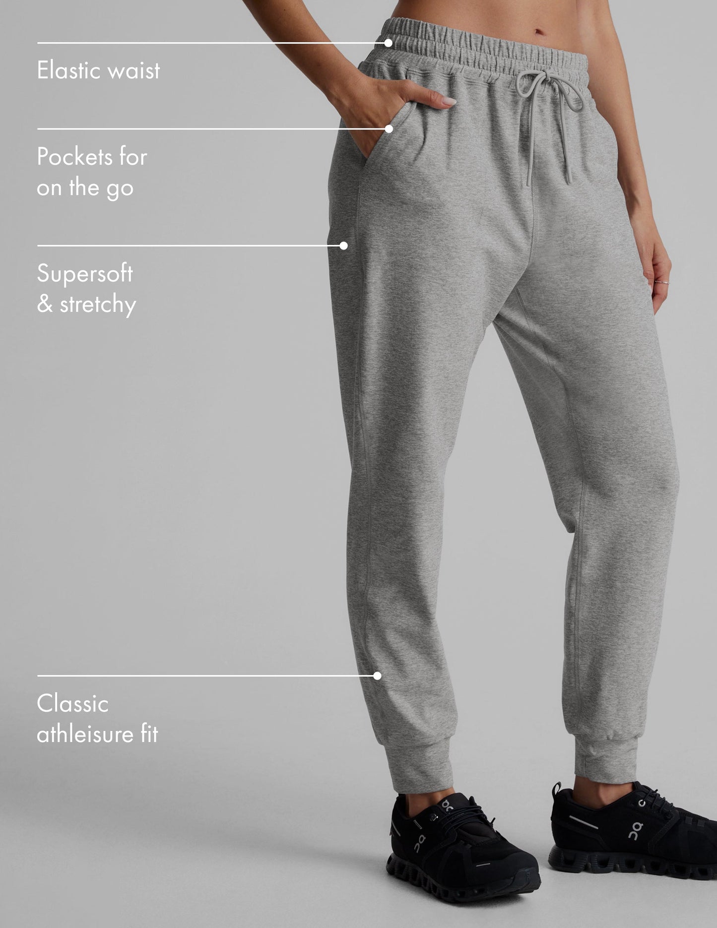 Beyond Yoga Spacedye Ultra Soft Commuter Midi Joggers: Cozy Tapered Athleisure