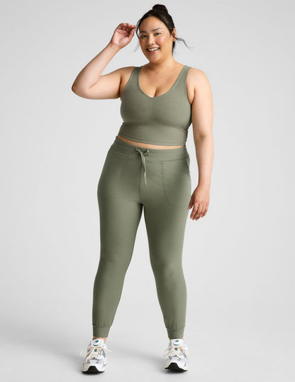 Ultra-Soft Spacedye Commuter Midi Joggers for Women: Comfort & Style