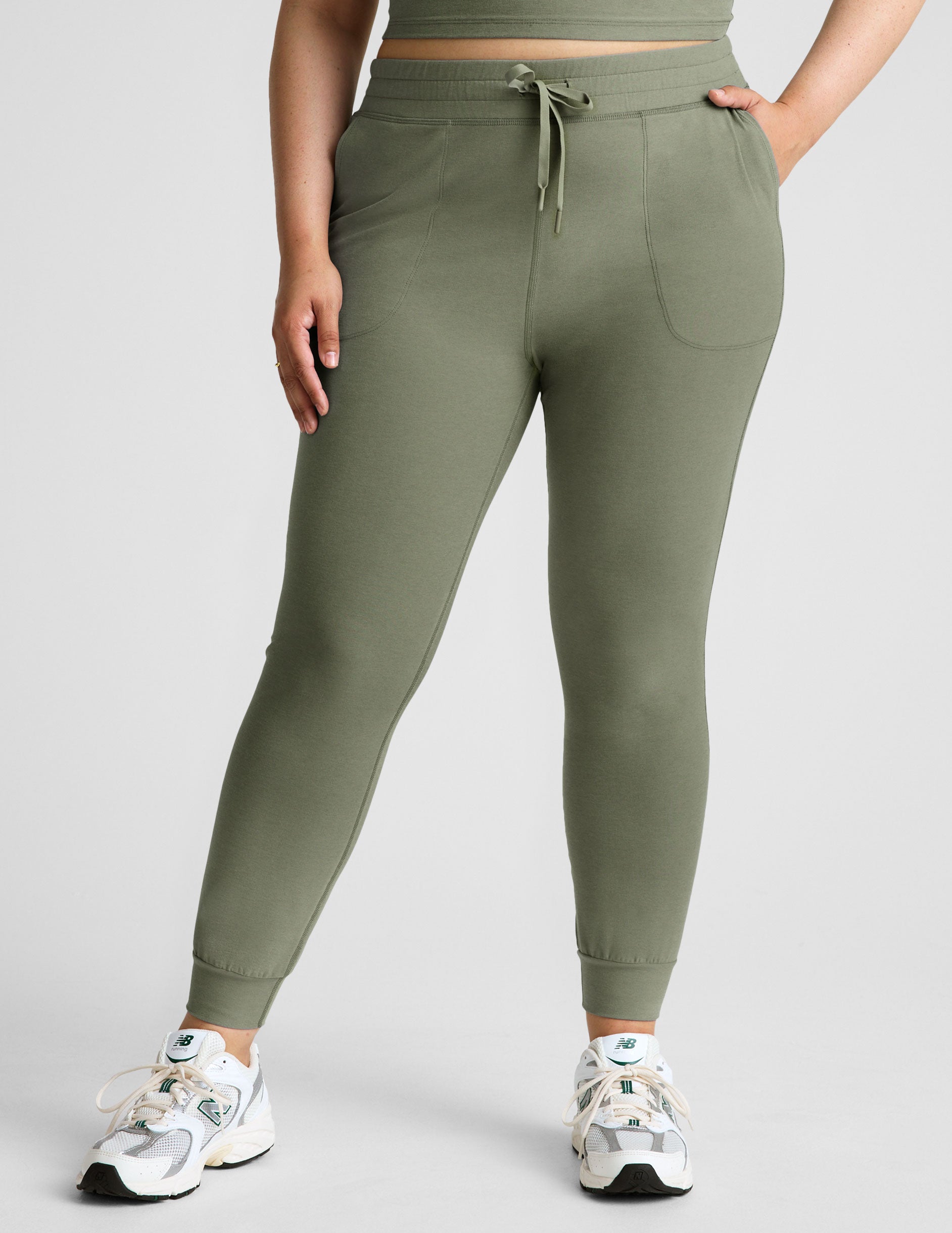 Ultra-Soft Spacedye Commuter Midi Joggers for Women: Comfort & Style