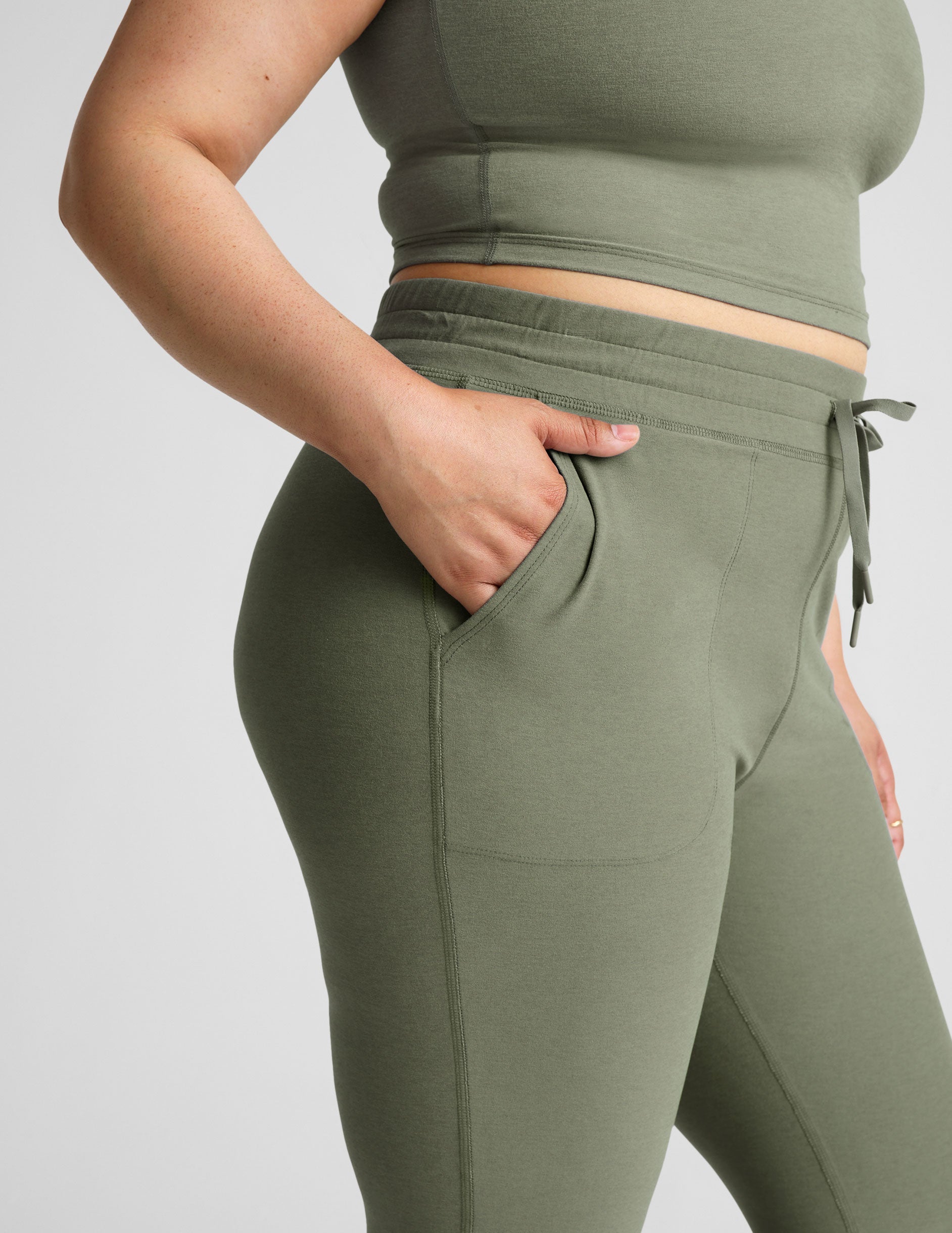 Ultra-Soft Spacedye Commuter Midi Joggers for Women: Comfort & Style