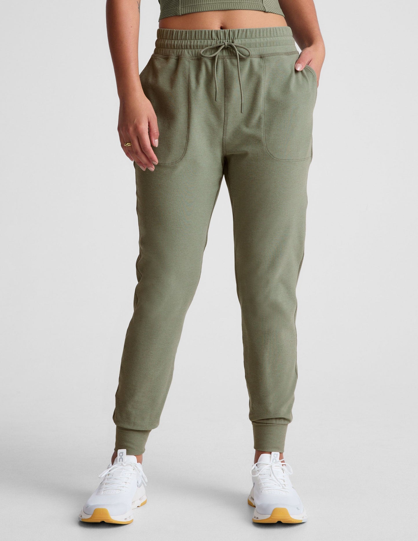 Ultra-Soft Spacedye Commuter Midi Joggers for Women: Comfort & Style