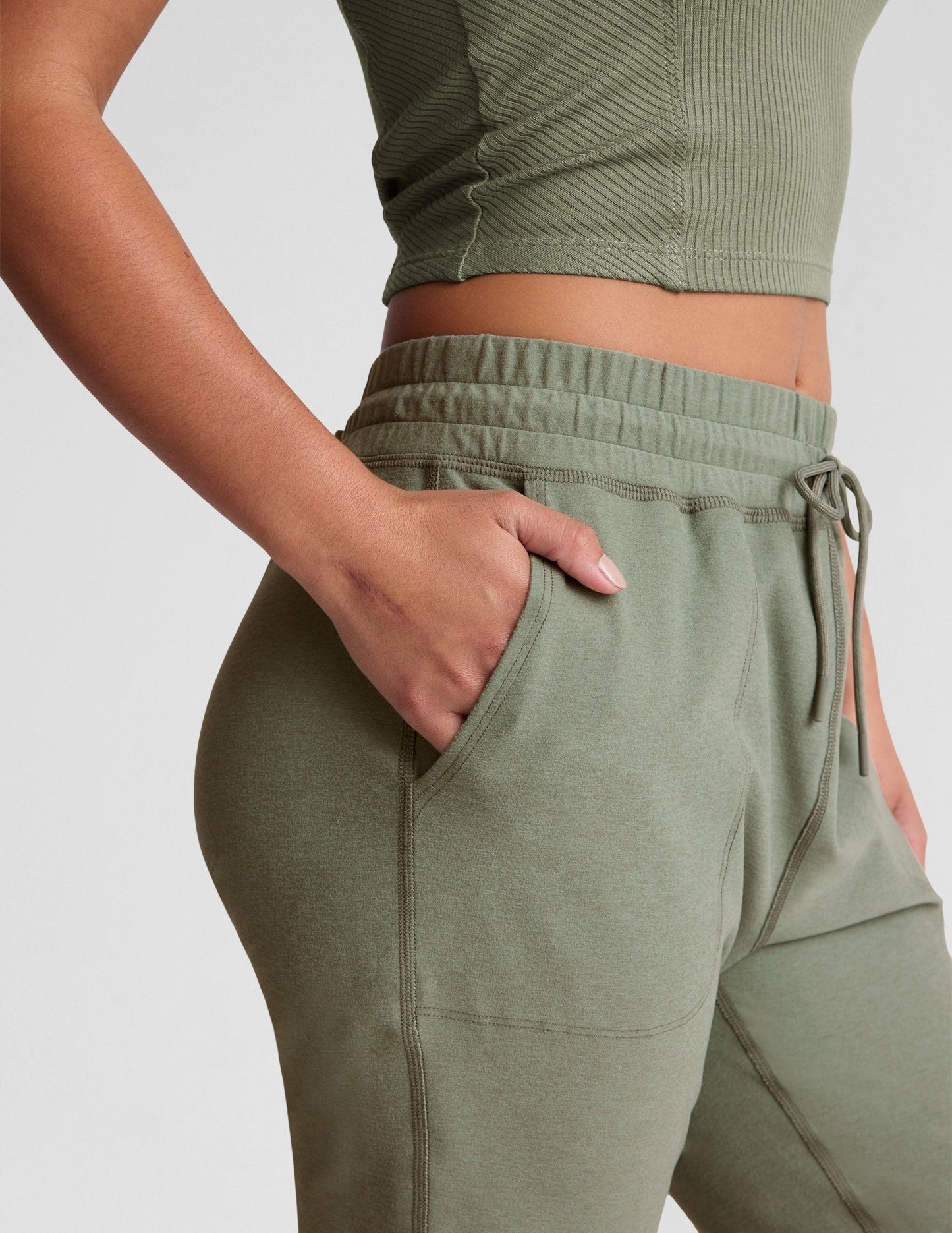 Ultra-Soft Spacedye Commuter Midi Joggers for Women: Comfort & Style