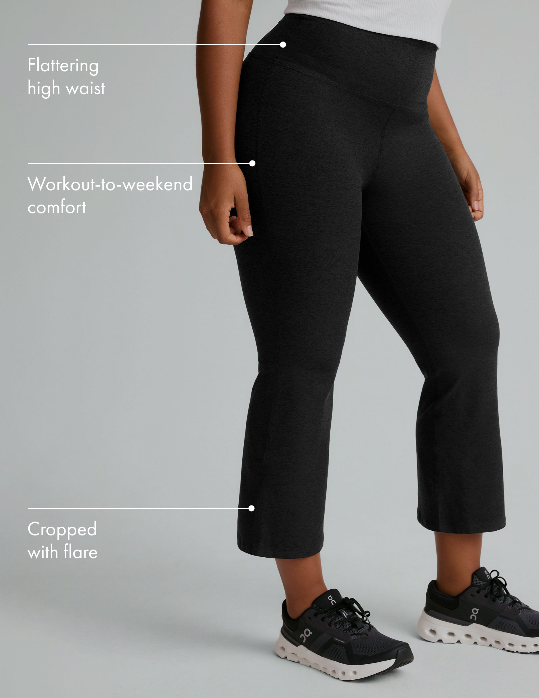 Beyond Yoga Spacedye Retro High-Waisted Cropped Flare Leg Yoga Pant