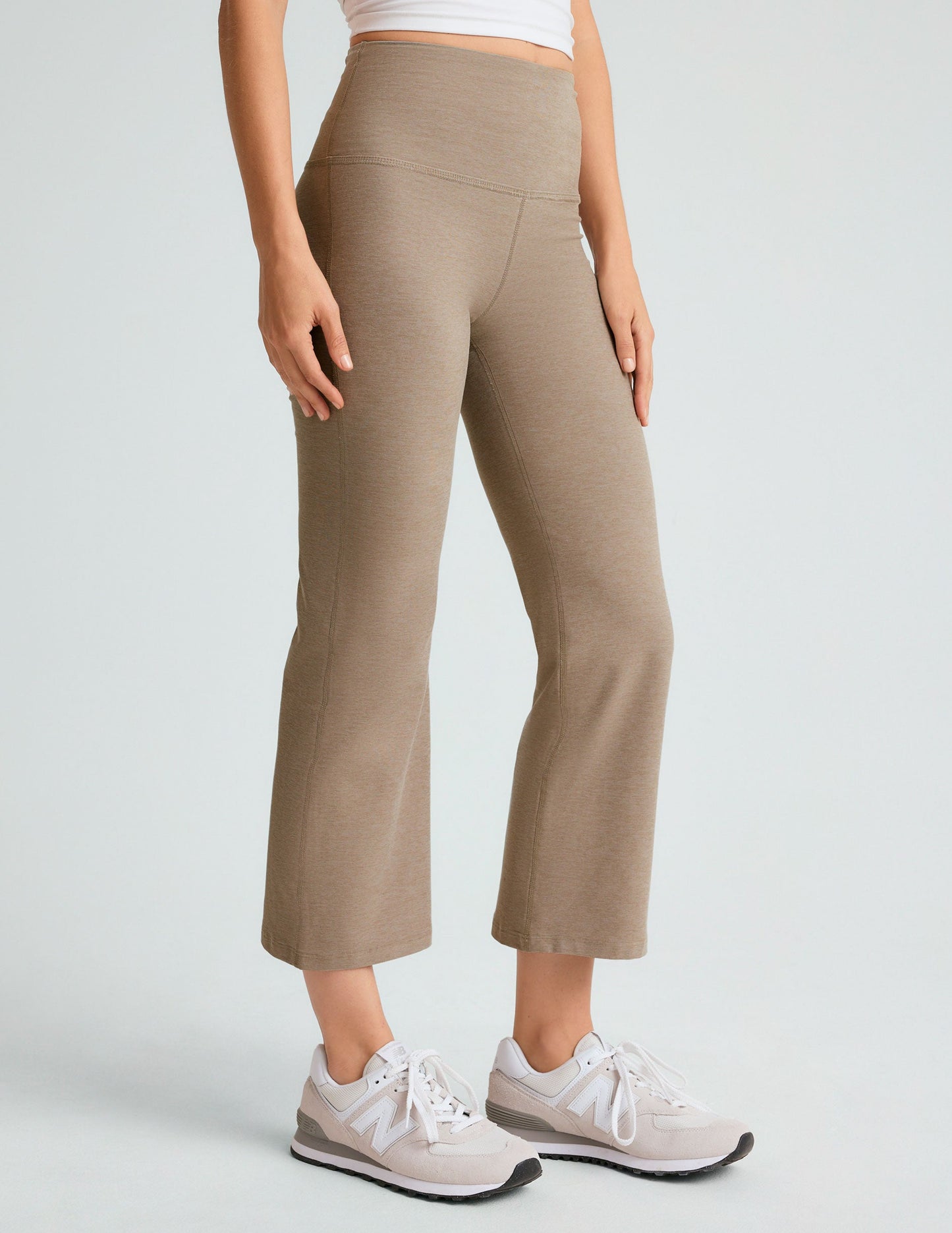 Spacedye Retro Cropped Flare Leg Pant - High Waisted Comfort Activewear