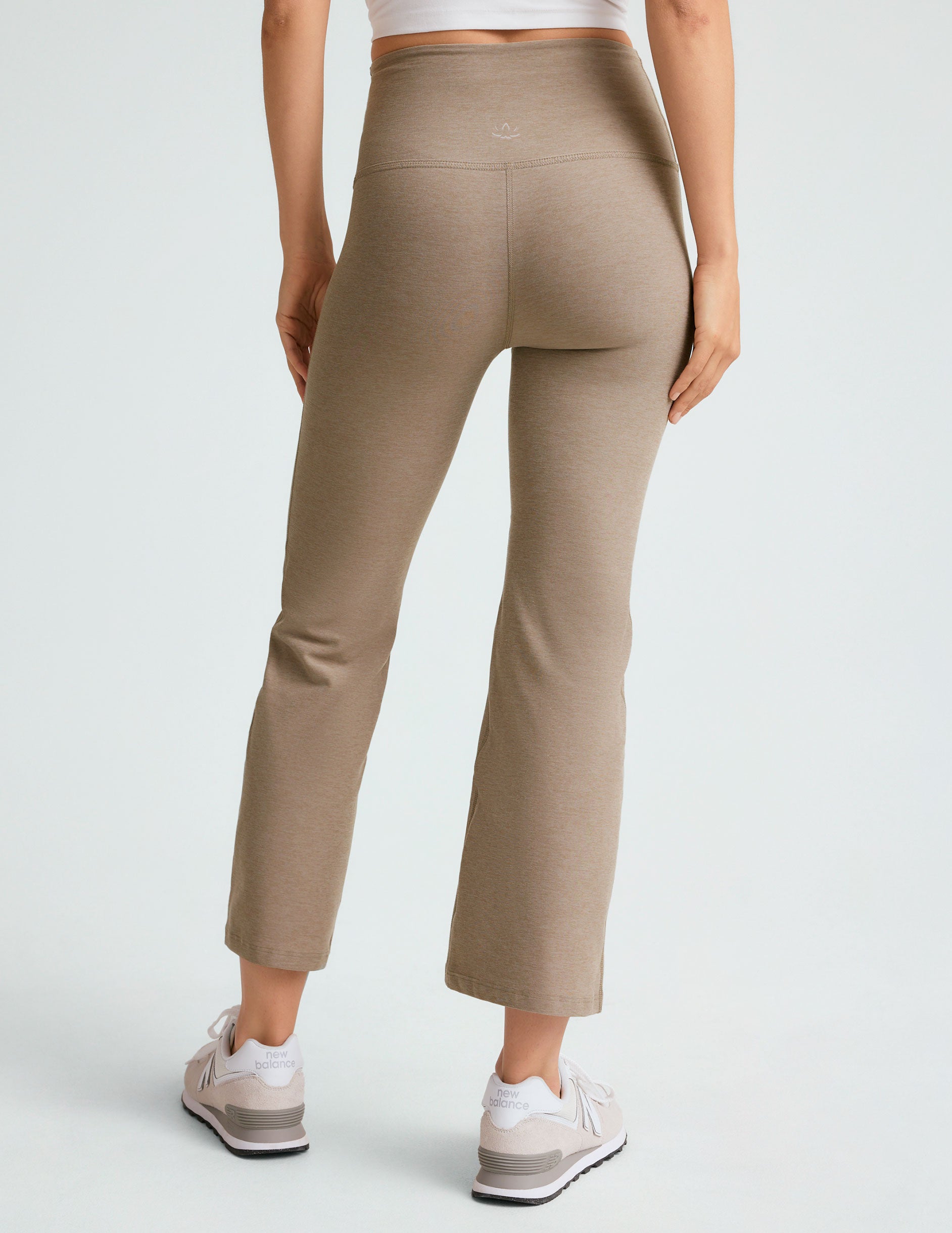 Spacedye Retro Cropped Flare Leg Pant - High Waisted Comfort Activewear
