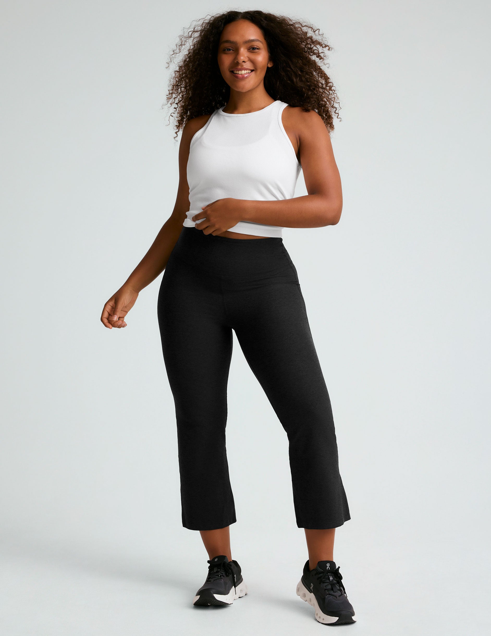 Beyond Yoga Spacedye Retro High-Waisted Cropped Flare Leg Yoga Pant