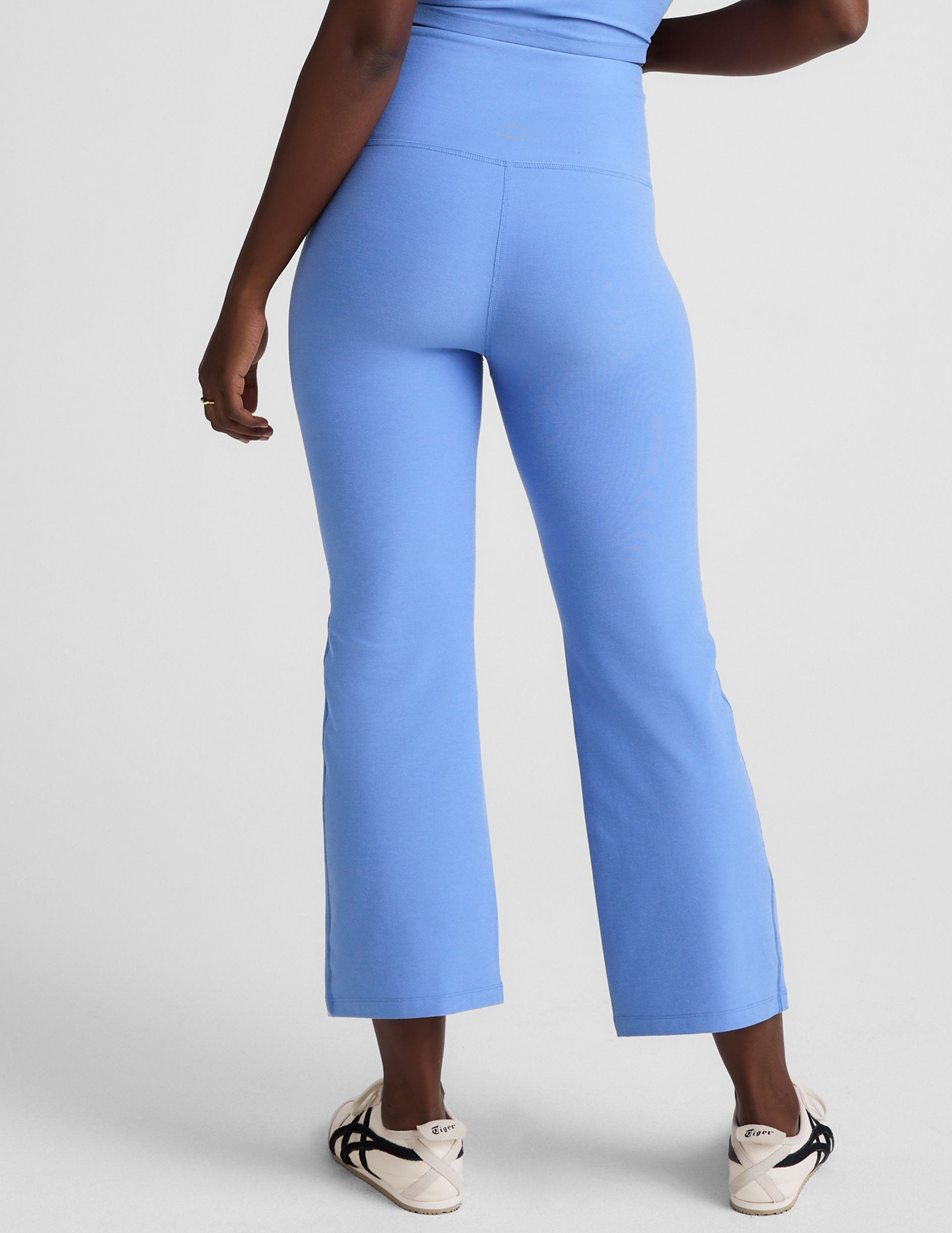 Women's Spacedye Retro Cropped Flare Pant: High-Waisted, Comfortable, Stylish