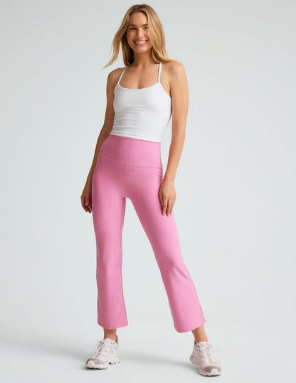 Beyond Yoga Spacedye Retro Cropped Flare Pant: High-Waisted Comfort & Style