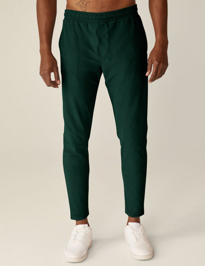Men's Spacedye Slim Fit Athleisure Pants with Pockets & Elastic Waistband