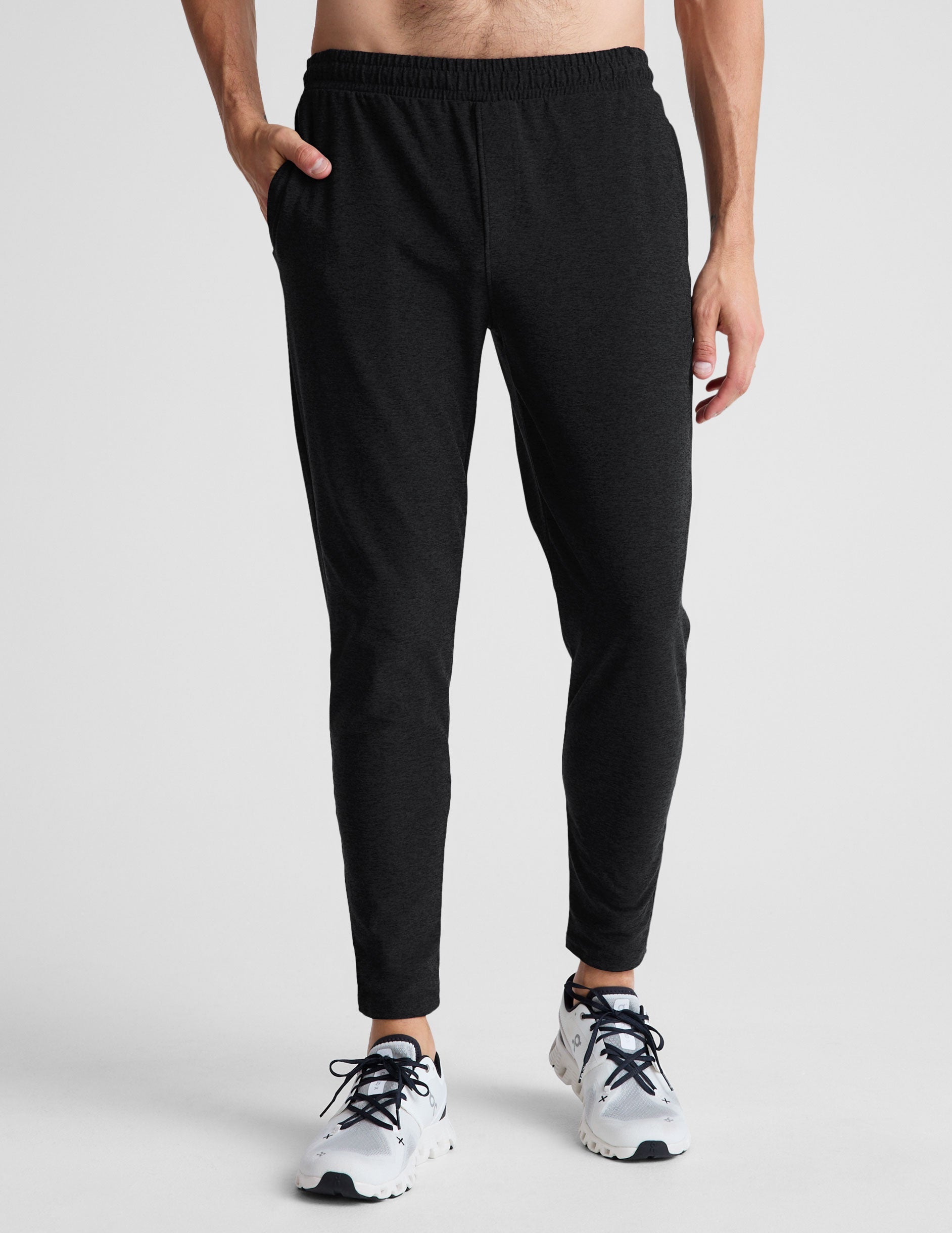 Premium Men's Spacedye Athleisure Pants: Slim Fit, Comfortable, Versatile Style