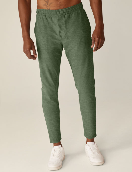 Beyond Yoga Men's Spacedye Slim Fit Athleisure Pants with Zipper Pocket