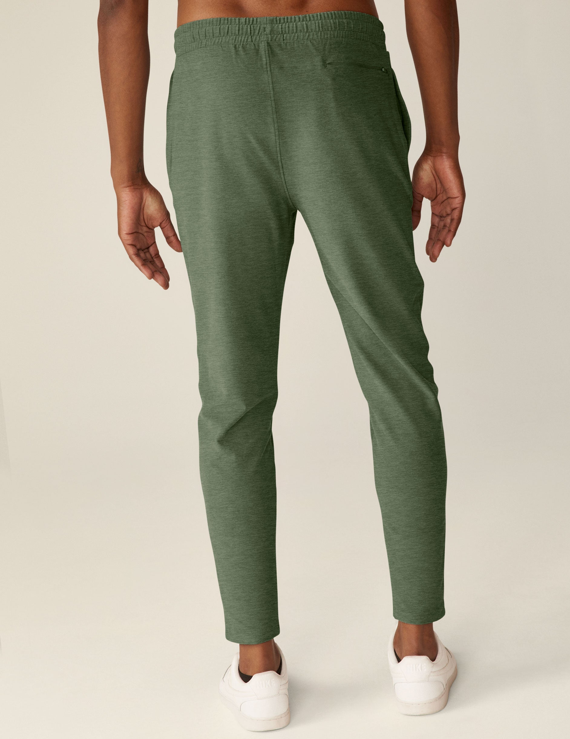 Beyond Yoga Men's Spacedye Slim Fit Athleisure Pants with Zipper Pocket