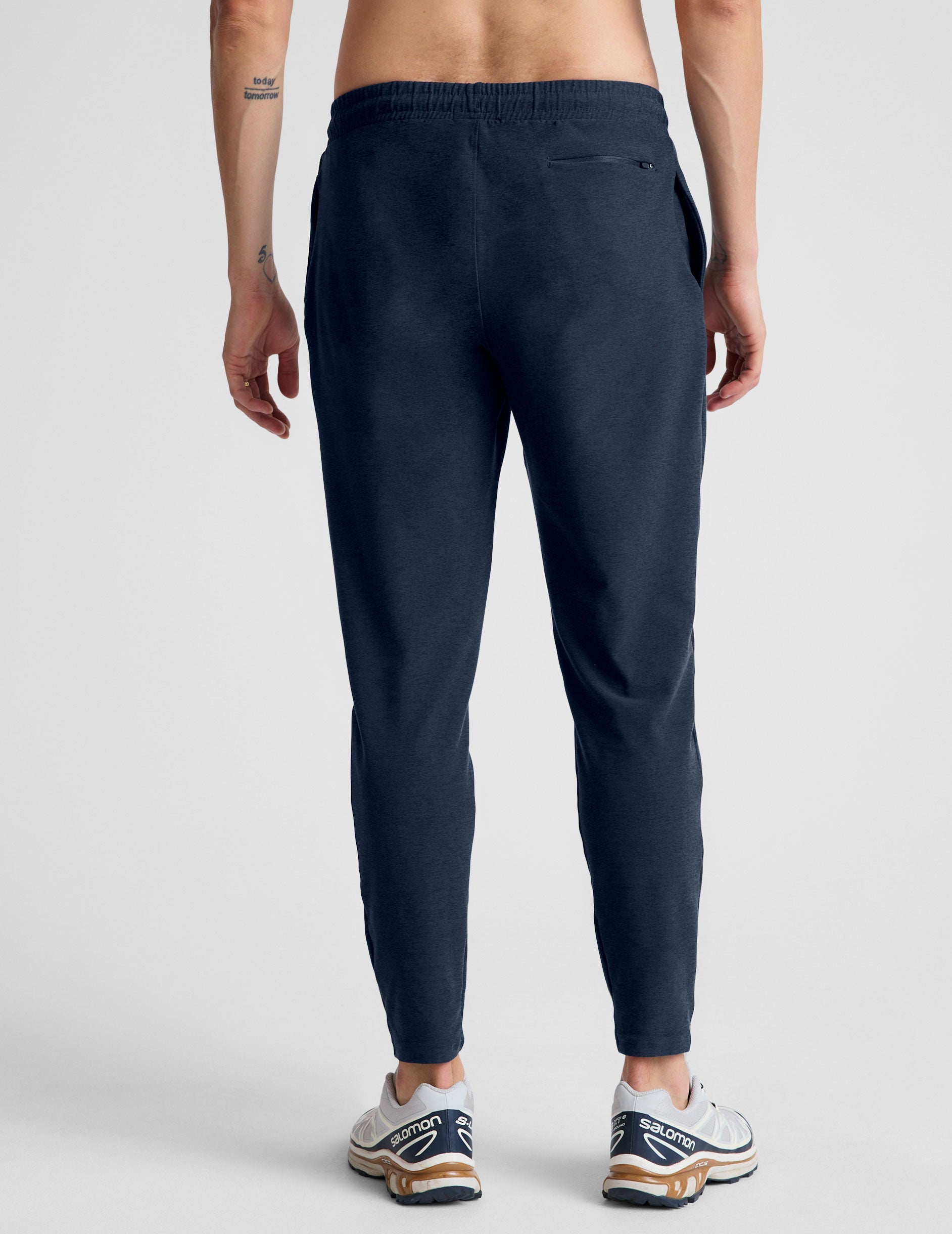 Men's Spacedye Slim Fit Athleisure Pants: Pockets, Drawcord, Comfort, Style