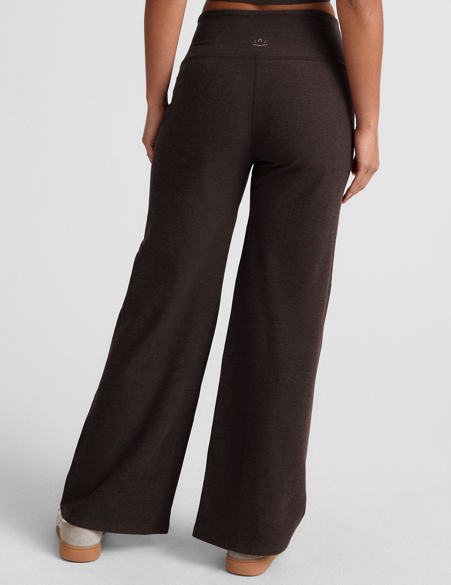 Ultra-Soft Spacedye Wide Leg Lounge Pants with Pockets, High-Waist
