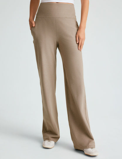 Birch Heather Spacedye Wide-Leg Pocket Pants: High-Waisted, Ultra-Comfy, Relaxed Fit