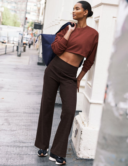Spacedye Laid Back Wide Leg Pant: Ultra Comfy Relaxed High-Waisted Pockets