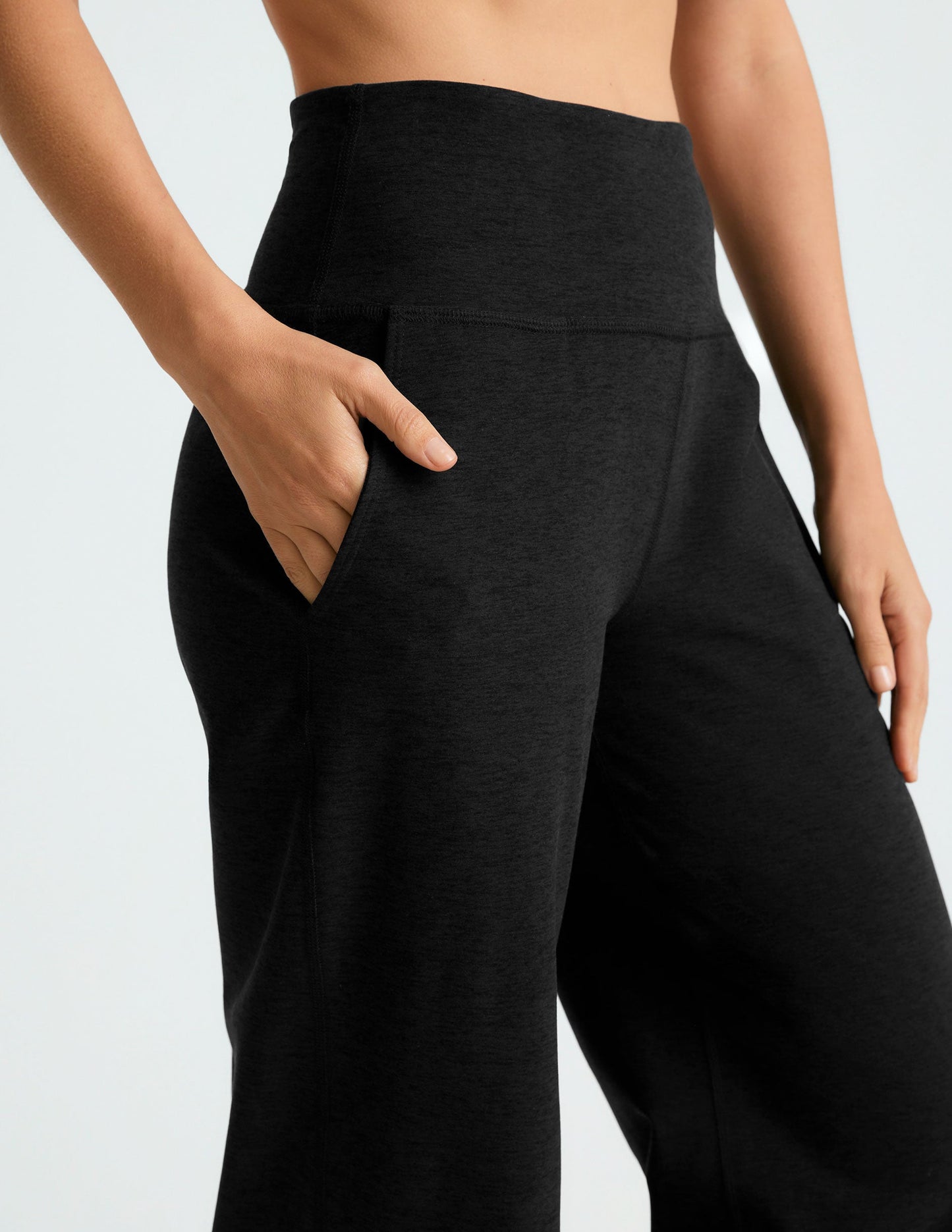 Beyond Yoga Spacedye High-Waisted Wide Leg Lounge Pants with Pockets
