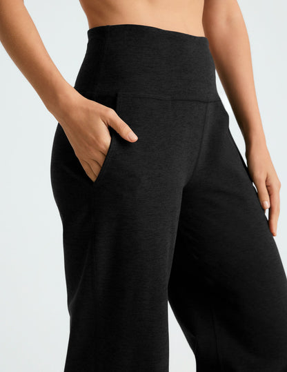 Beyond Yoga Spacedye High-Waisted Wide Leg Lounge Pants with Pockets
