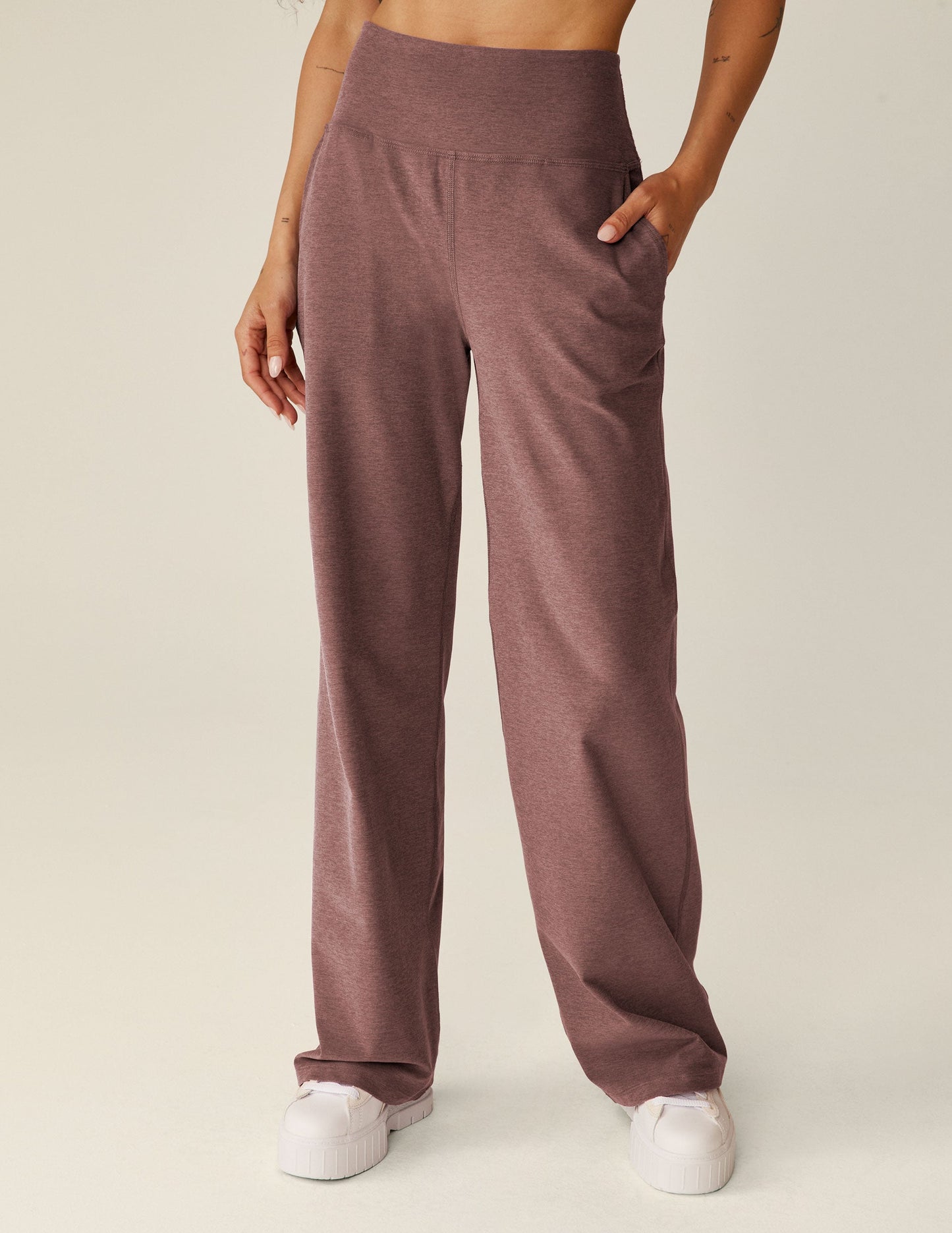 Spacedye High-Waisted Wide Leg Pant: Ultra-Comfortable Relaxed Fit, Deep Pockets