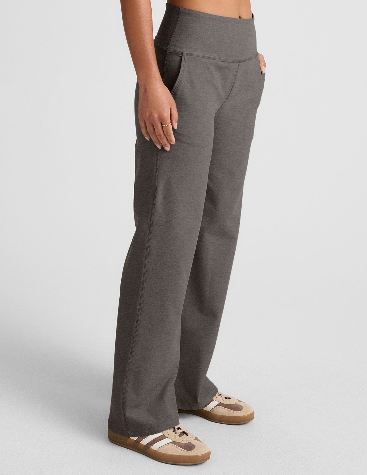 Beyond Yoga Spacedye High-Waisted Wide Leg Lounge Pants with Pockets