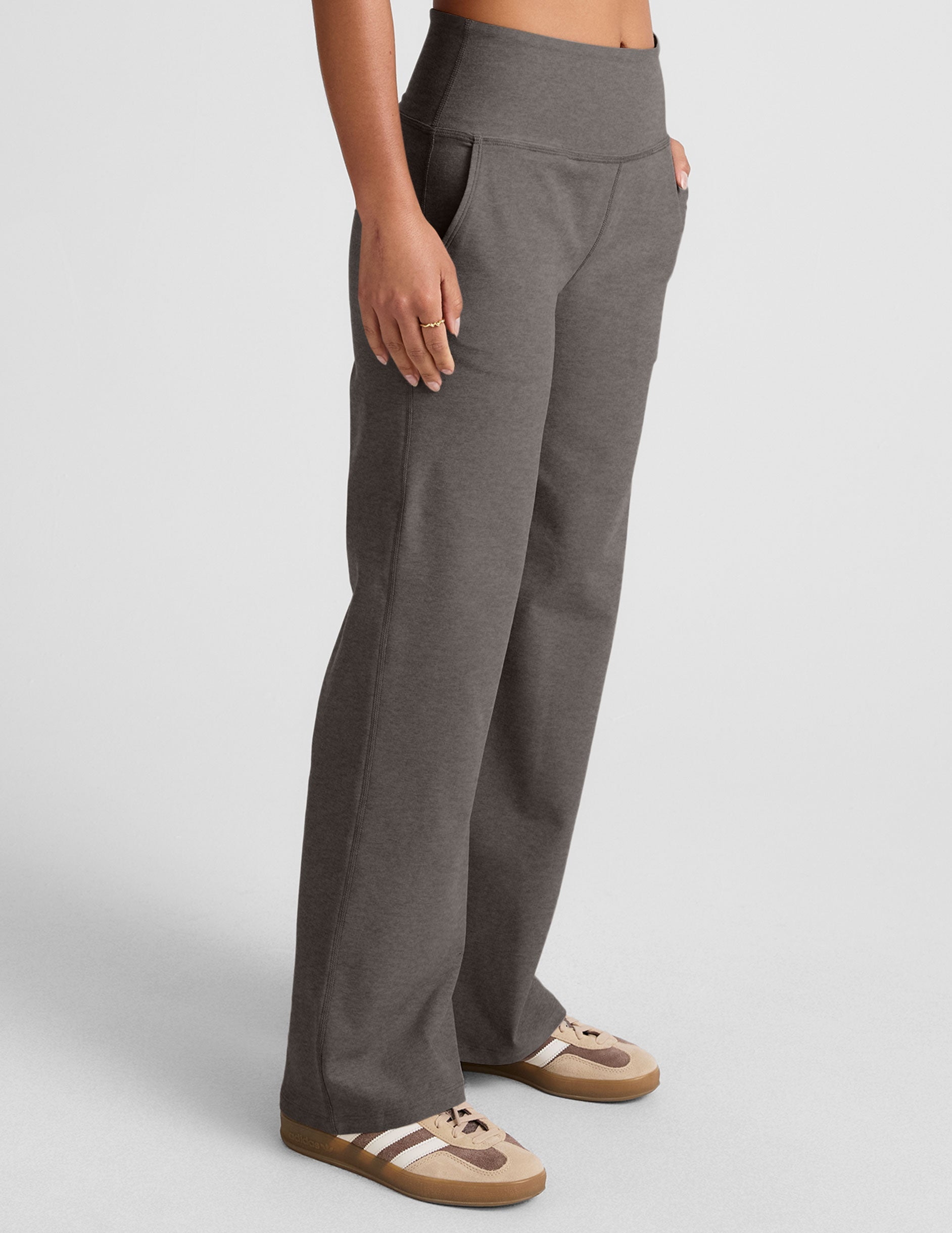 Beyond Yoga Spacedye High-Waisted Wide Leg Lounge Pants with Pockets
