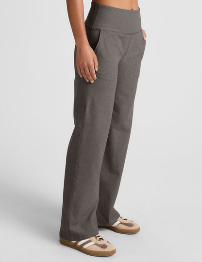 Beyond Yoga Spacedye High-Waisted Wide Leg Lounge Pants with Pockets