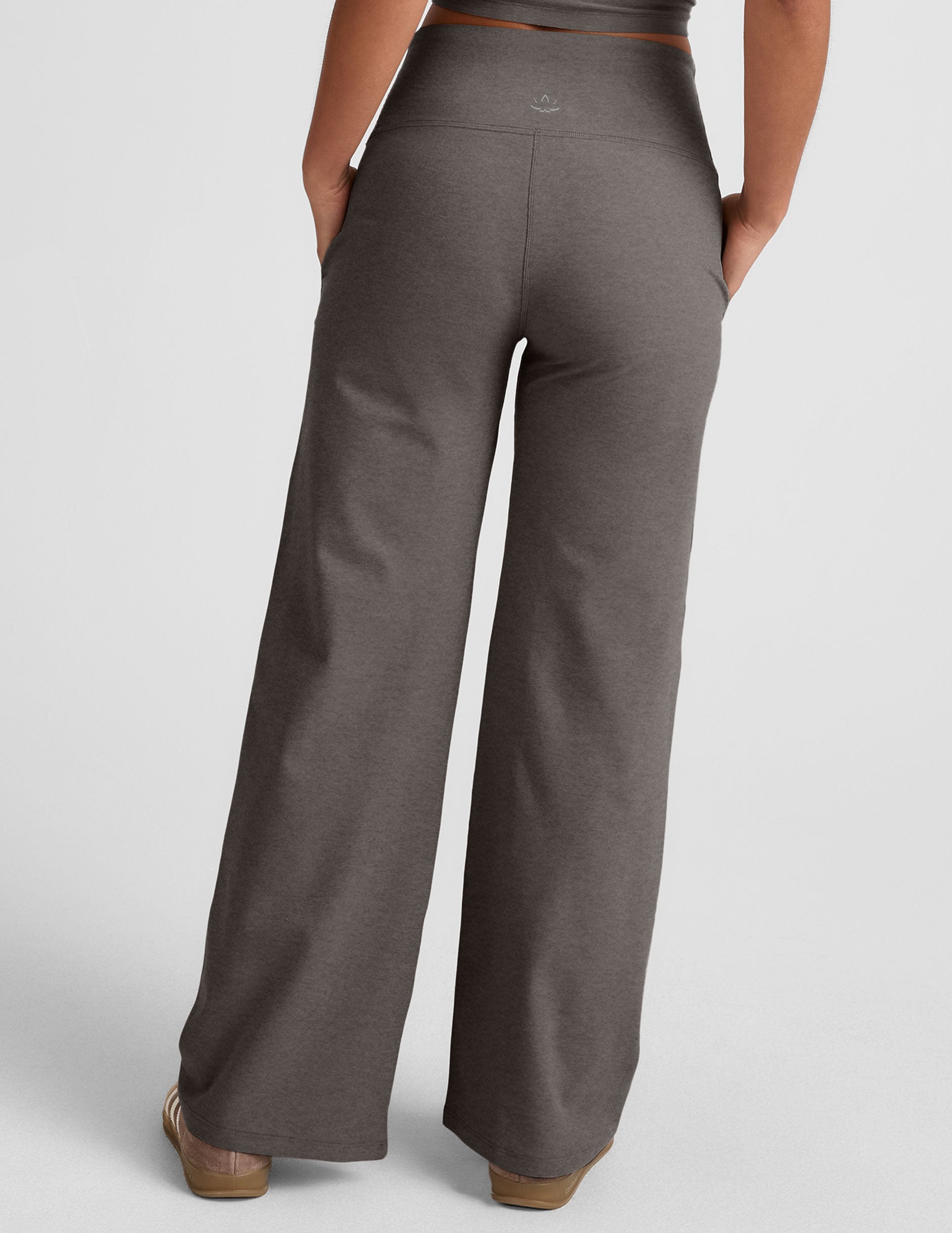 Beyond Yoga Spacedye High-Waisted Wide Leg Lounge Pants with Pockets