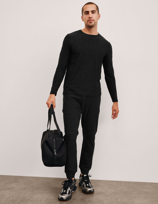 Premium Spacedye Freefit Men's Joggers: Slim-Fit, Secure Zipper Pockets, Ultimate Comfort