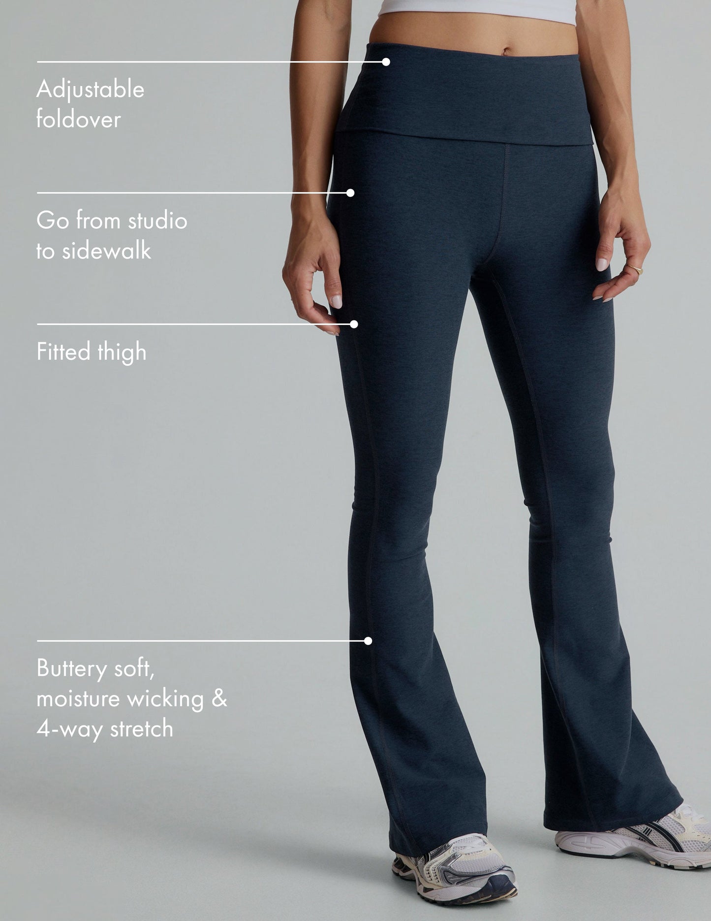 Spacedye Foldover Bootcut Pants: Comfortable, Flattering, Versatile for Yoga & Beyond
