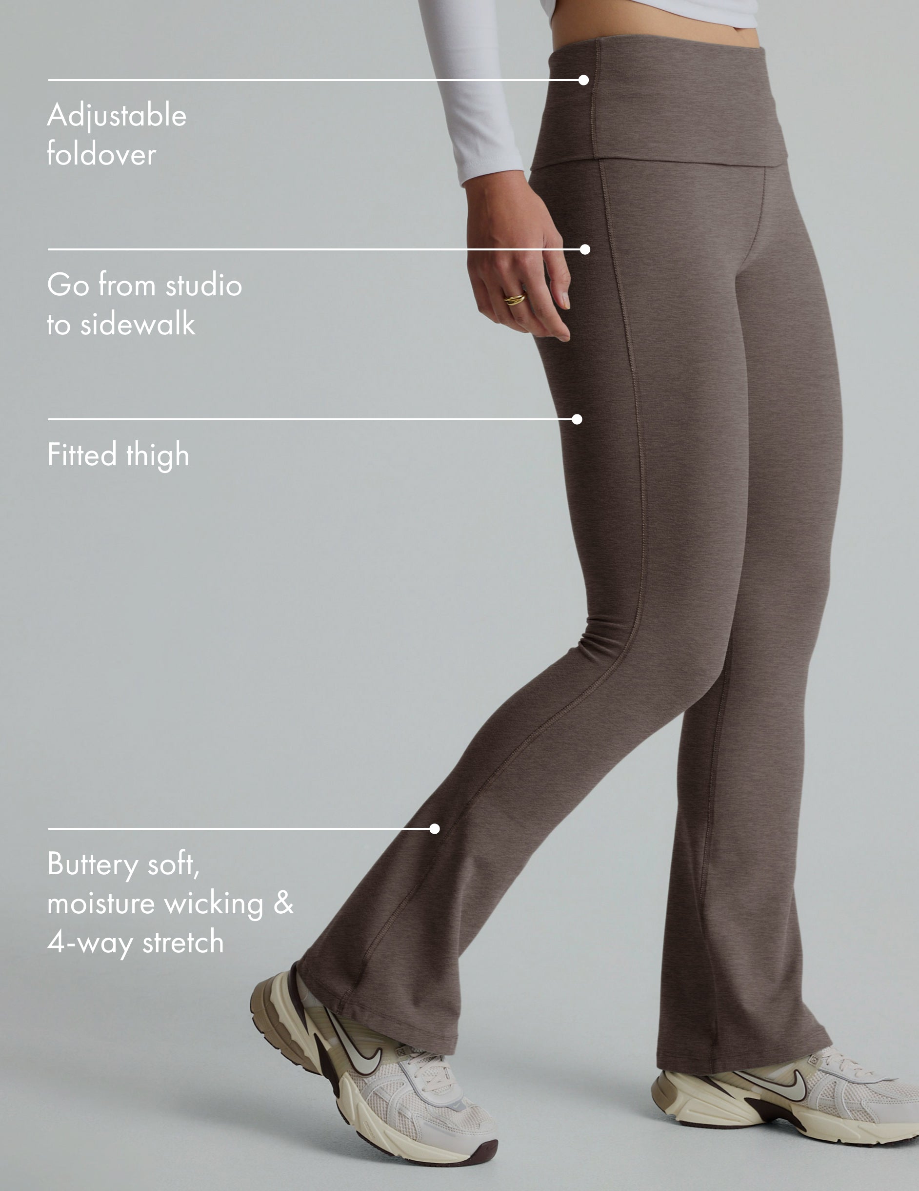 Beyond Yoga Spacedye Foldover Bootcut Pant: Ultra-Soft, Flattering, Versatile Activewear