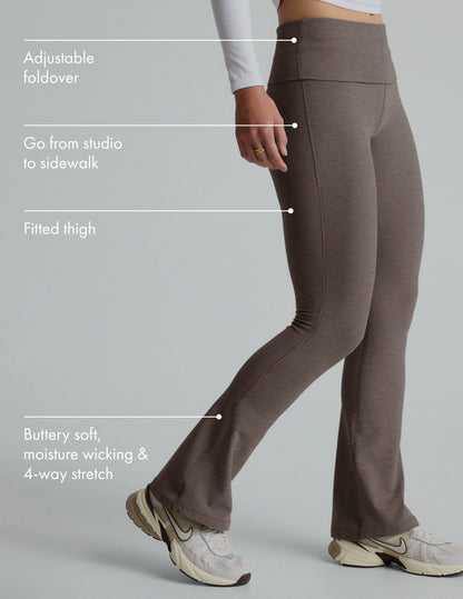 Beyond Yoga Spacedye Foldover Bootcut Pant: Ultra-Soft, Flattering, Versatile Activewear