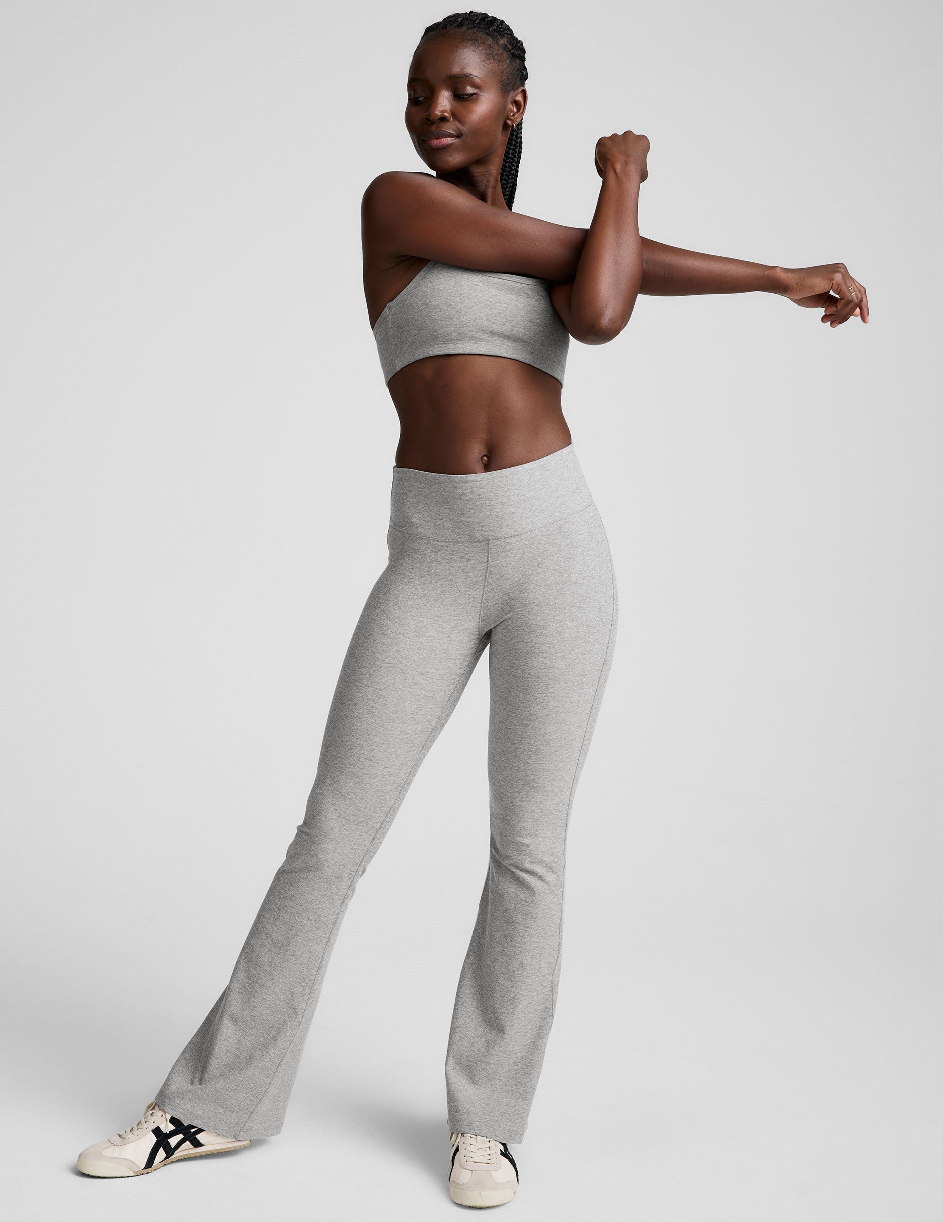 Comfortable Spacedye Mid-Rise Bootcut Pant for Women - Everyday Activewear