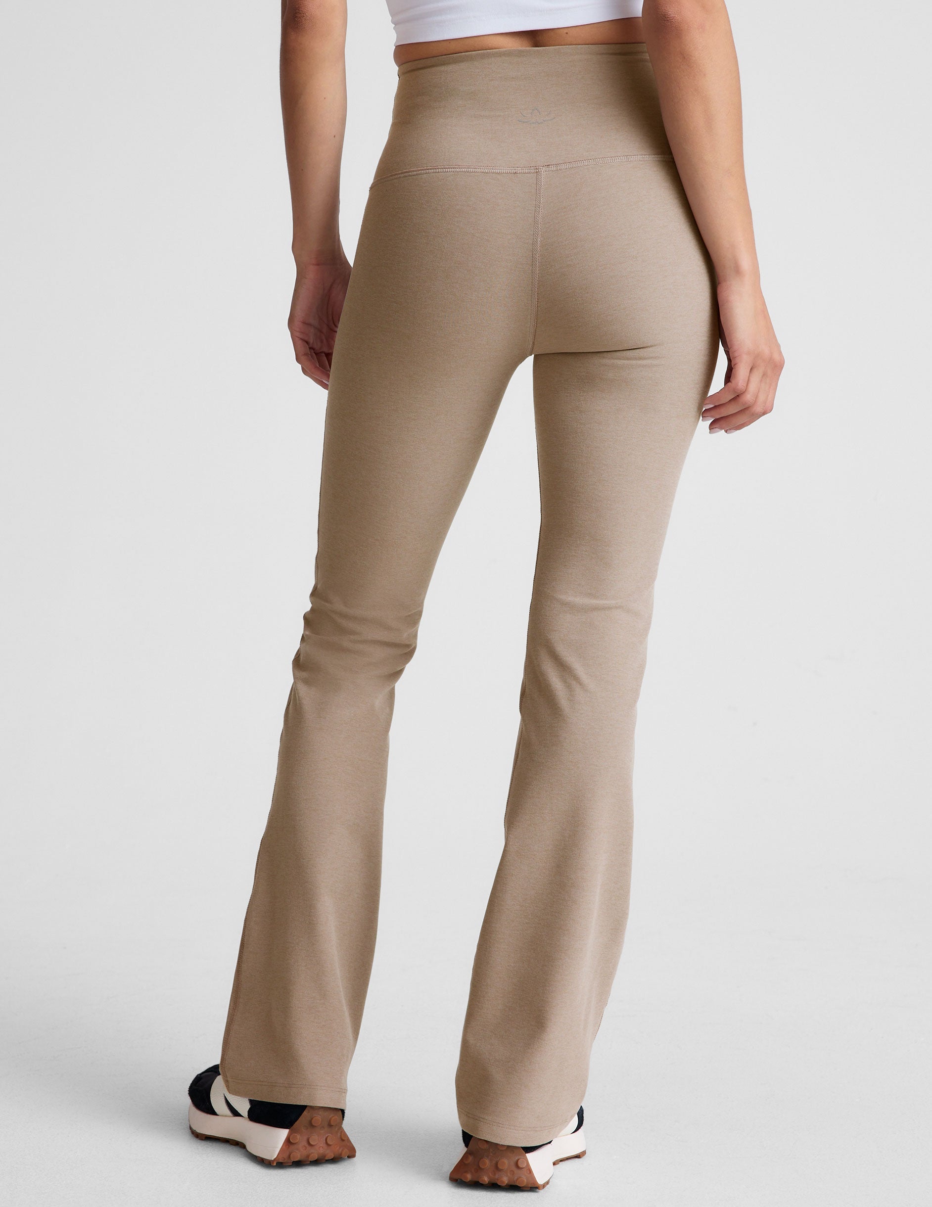 Spacedye High Waisted Bootcut Yoga Pants with Pockets for Women