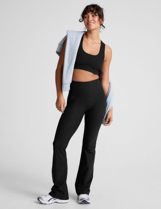 Spacedye High-Waisted Bootcut Pants with Pockets – Ultimate Comfort & Style
