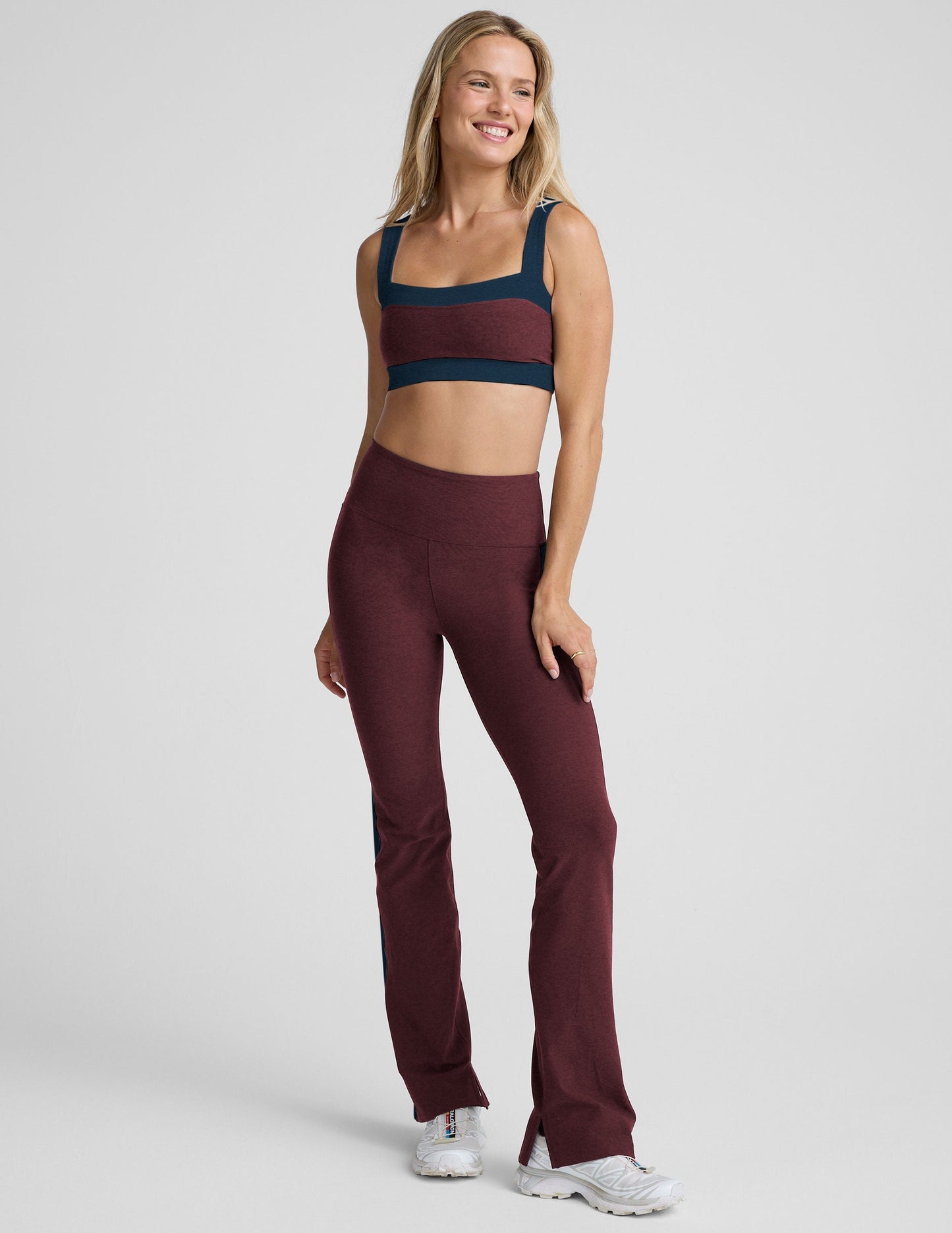Spacedye Gemini Colorblock Side Slit Bootcut Pant for Women - Ultimate Comfort & Style