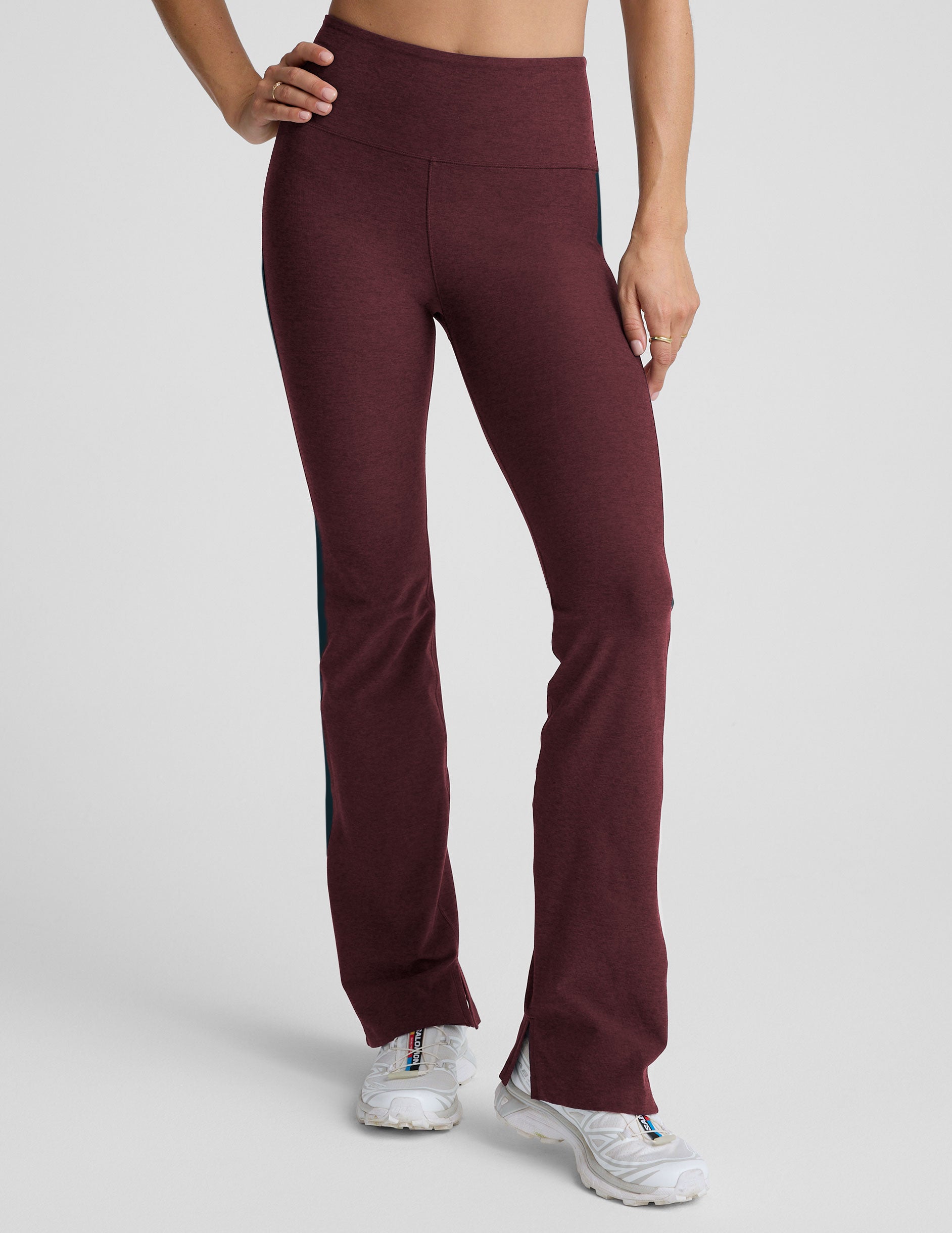 Spacedye Gemini Colorblock Side Slit Bootcut Pant for Women - Ultimate Comfort & Style