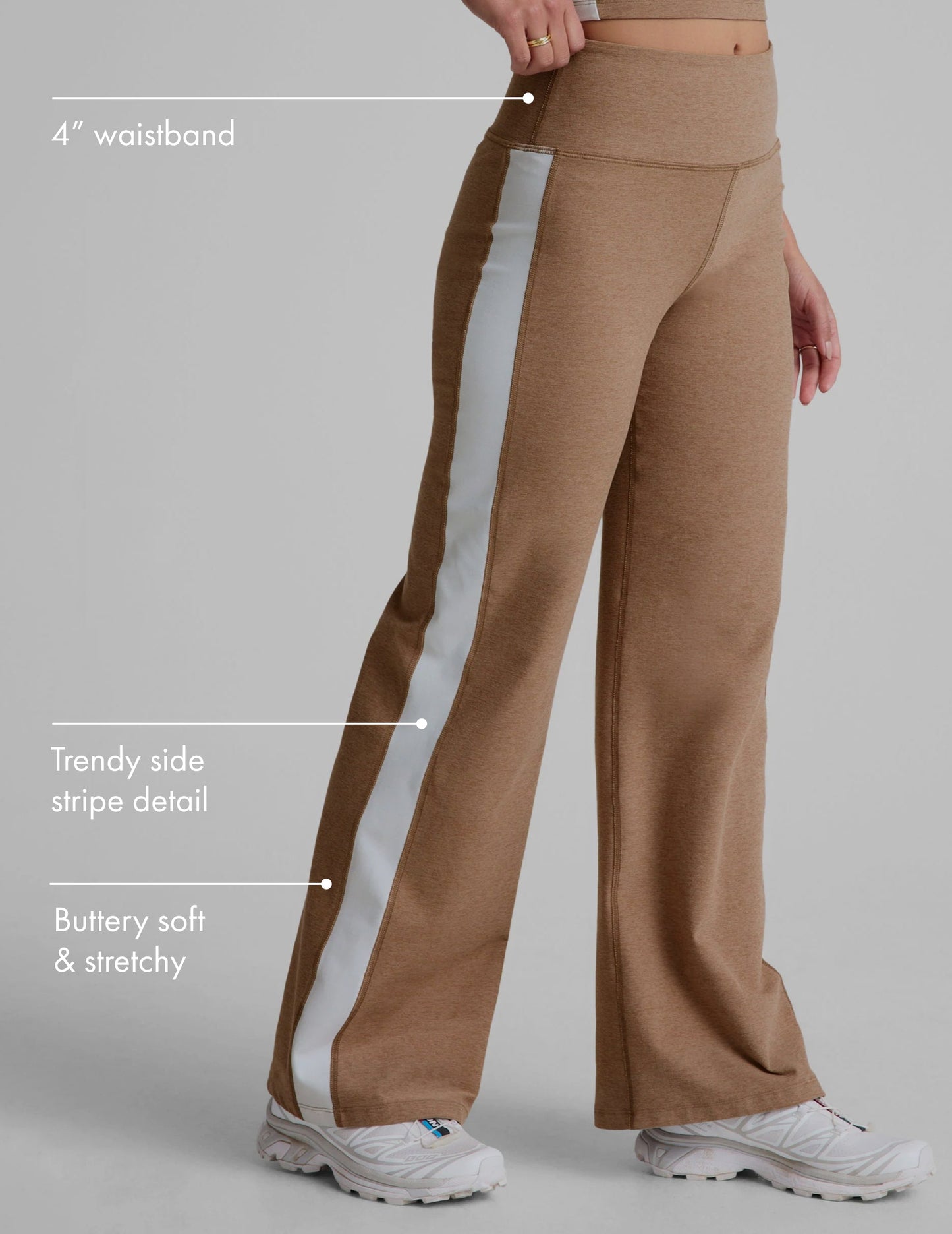 Women's Spacedye Wide Leg Lounge Pant: Ultra-Soft, Retro Tracksuit-Inspired Comfort