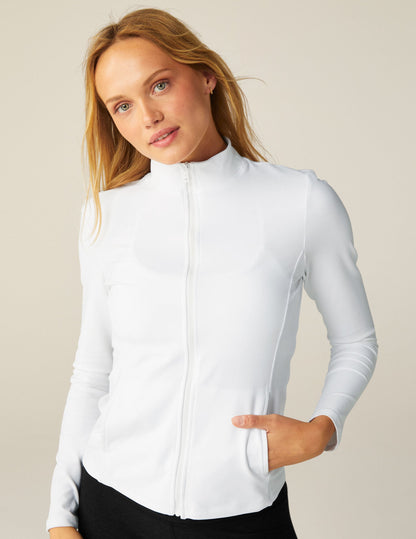 Beyond Yoga Spacedye Mock Neck Zip-Up Performance Jacket: Ultimate Comfort & Style