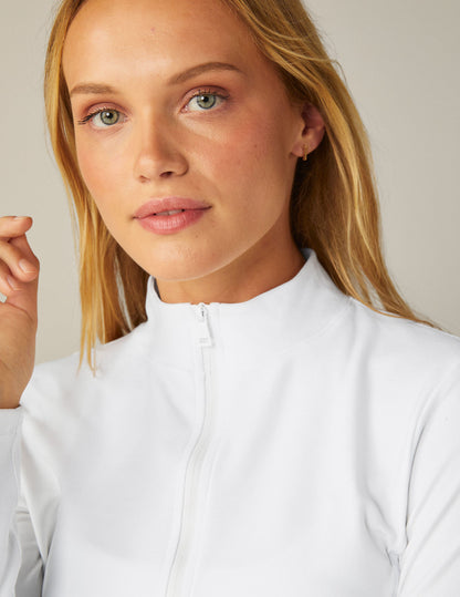 Beyond Yoga Spacedye Mock Neck Zip-Up Performance Jacket: Ultimate Comfort & Style